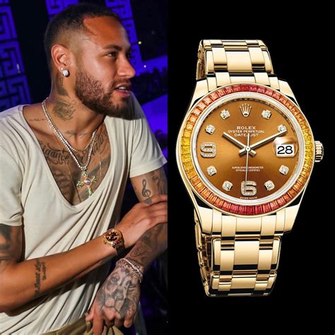 neymar's diamond watch.